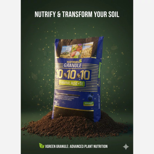 کودکامل NPK 10-10-10 ایکس گرین با هیومیک اسید