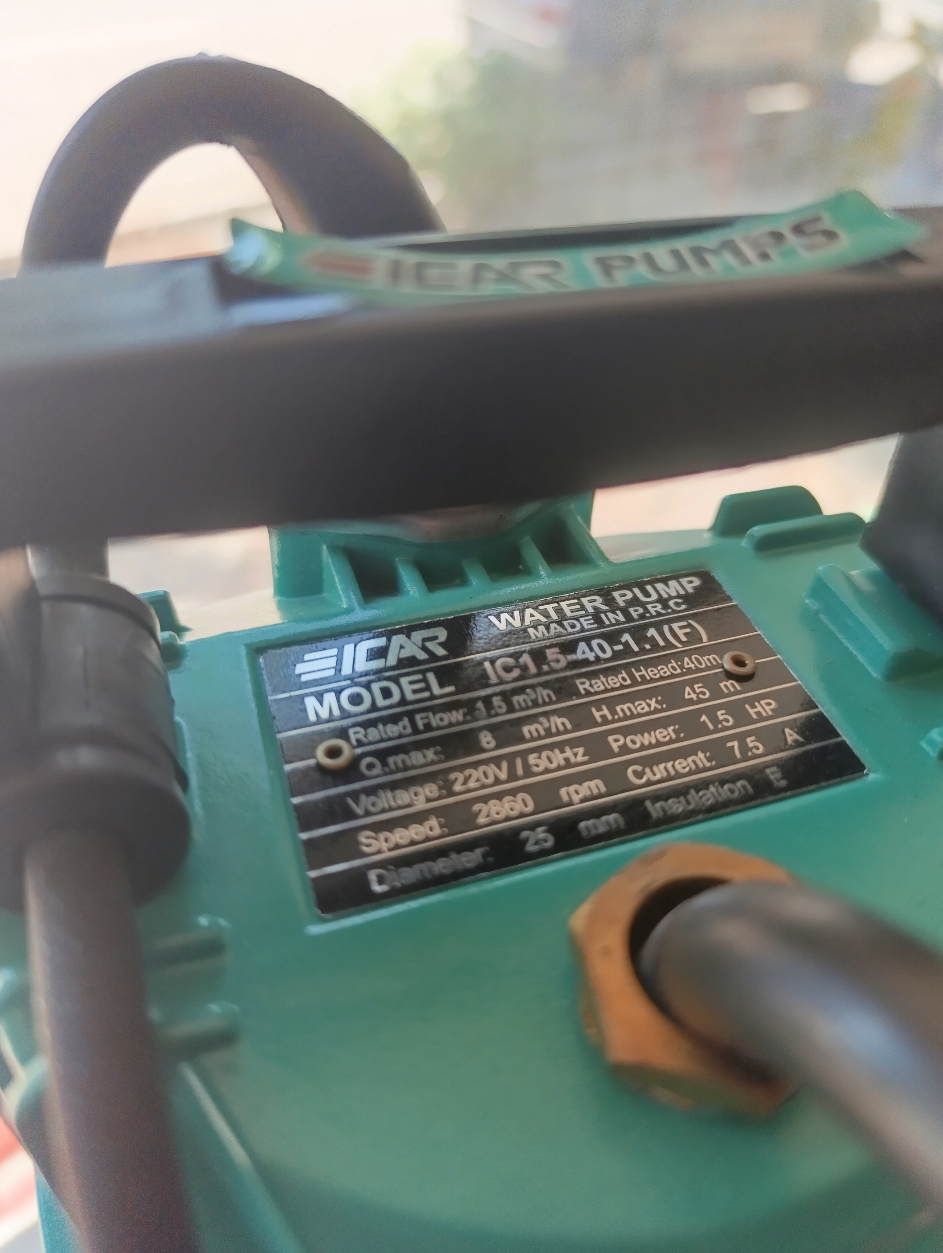 پمپ کف کش 40 متری فلوتردار تکفاز ایکار (Ic1.5-40-1.1 F)